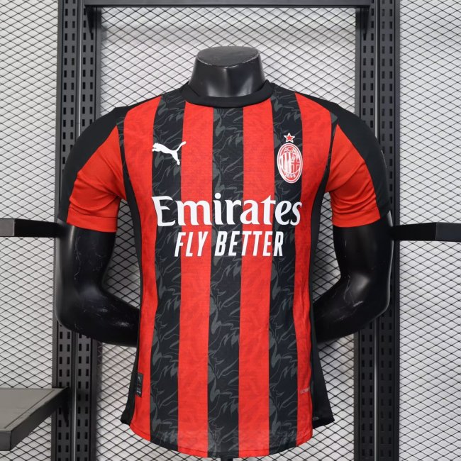 25-26 AC Milan Home Player Version Soccer Jersey
