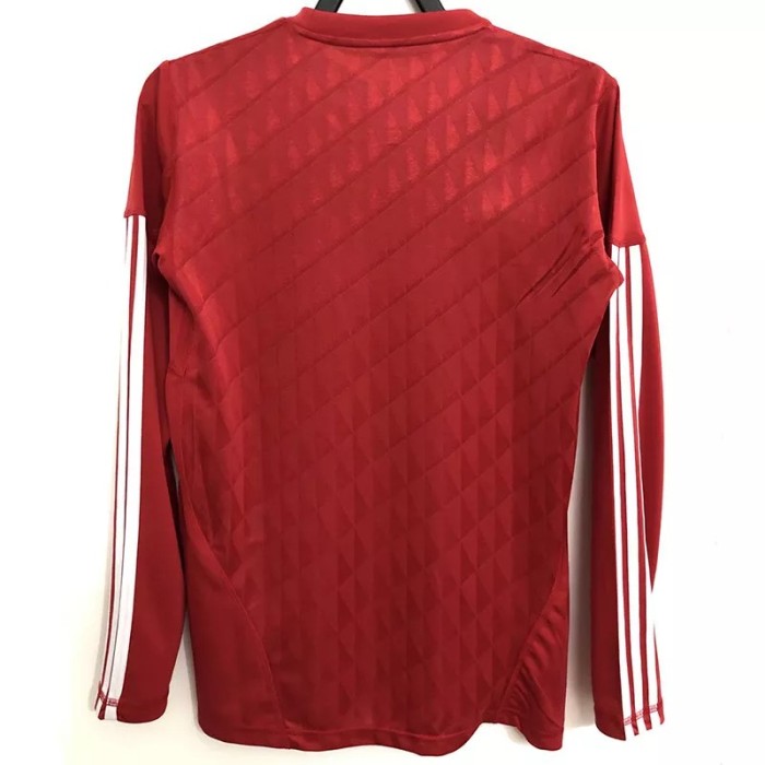 2010-2011 Liverpool Home Long Sleeve Retro Soccer Jersey