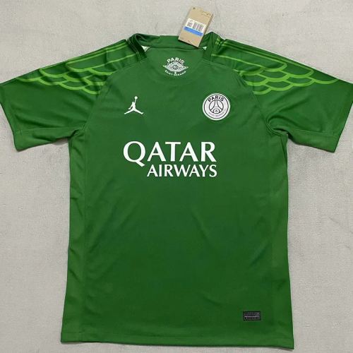 24-25 Paris Saint-Germain Green Goalkeeper Fans Soccer Jersey