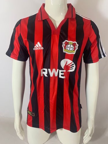 2001-2002 LeverKusen Home Retro Soccer Jersey