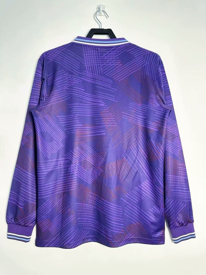 1992-1993 Fiorentina Home Retro Long Sleeve Soccer Jersey