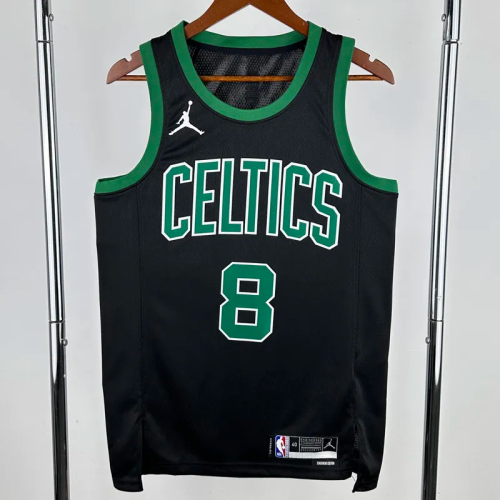 22-23 Celtics PORZINGIS #8 Black Top Quality Hot Pressing NBA Jersey (Trapeze Edition)