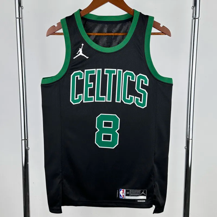 22-23 Celtics PORZINGIS #8 Black Top Quality Hot Pressing NBA Jersey (Trapeze Edition)