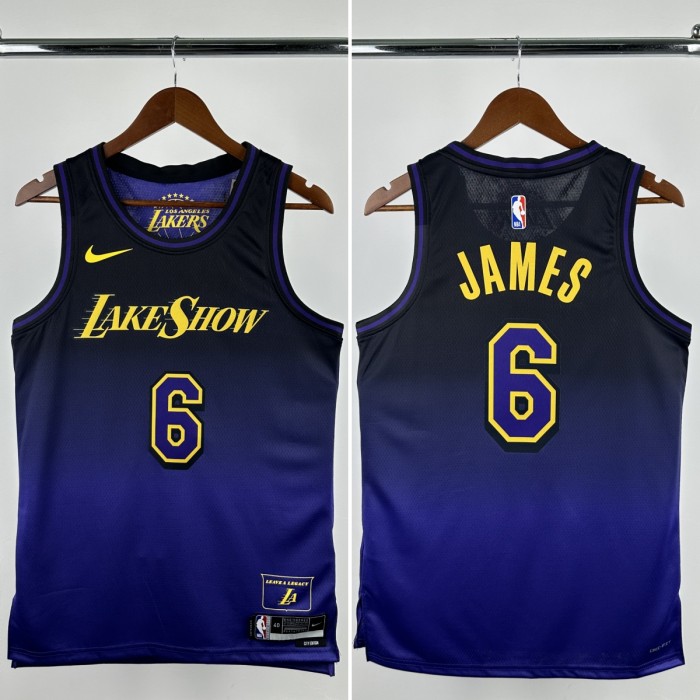 24-25 Lakers  Top Quality Hot Pressing NBA Jersey
