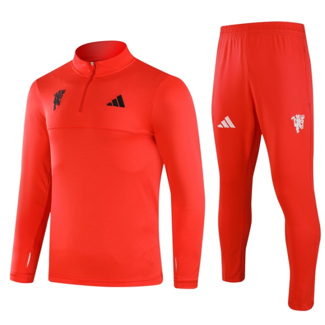 24-25 Manchester United High Quality Half Pull Tracksuit