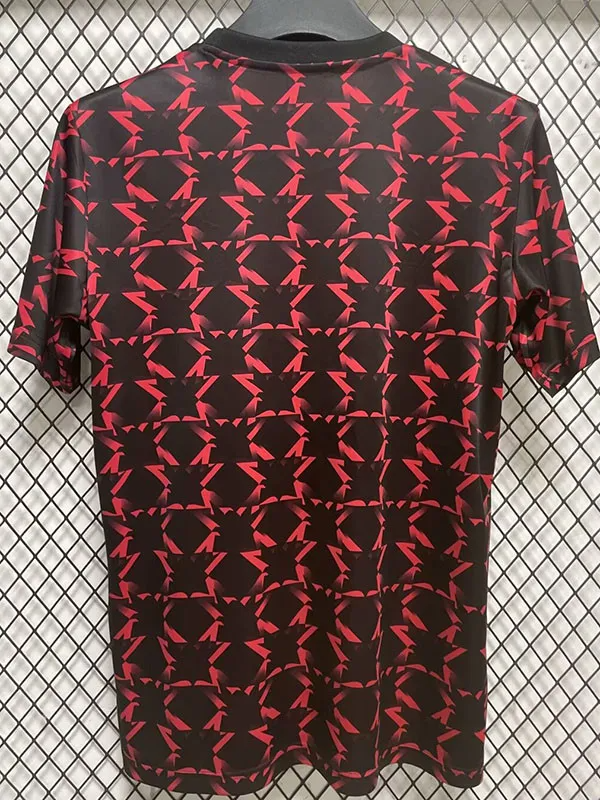 24-25 Manchester United Red Black Training shirts