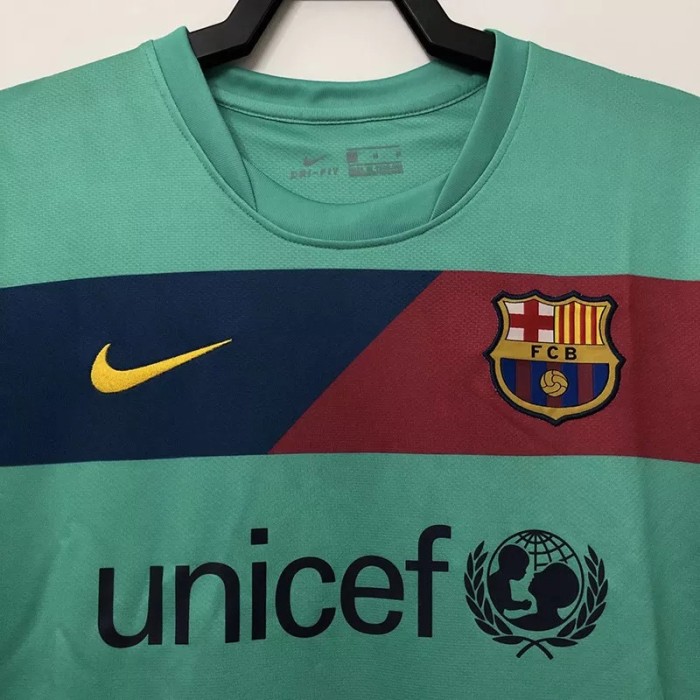 2010-2011 Barcelona Away Retro Soccer Jersey
