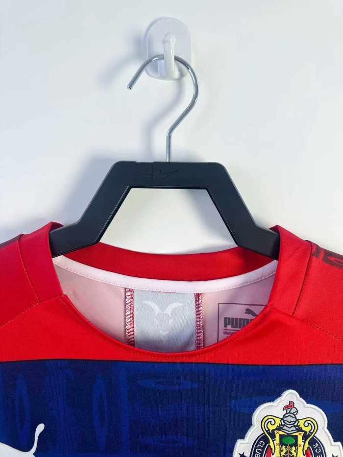 2019-2020 Chivas Away Long Sleeve Retro Soccer Jersey