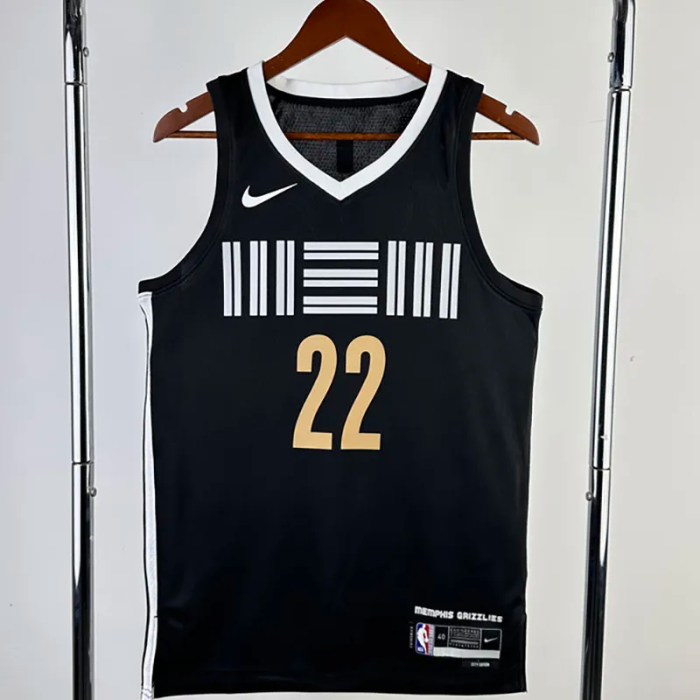 23-24 Grizzlies BANE #22 Black City Edition Top Quality Hot Pressing NBA Jersey