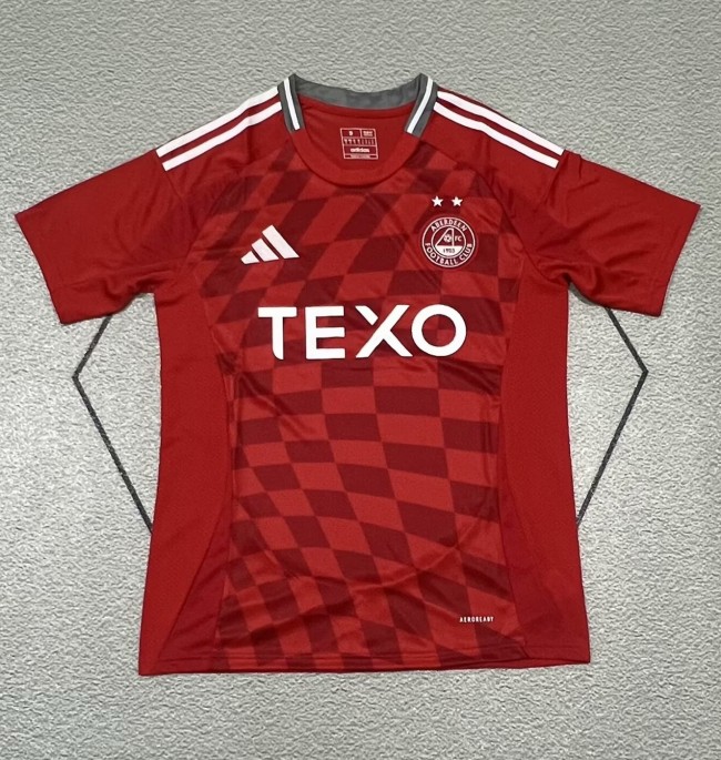 24-25 Aberdeen Home Fans Soccer Jersey
