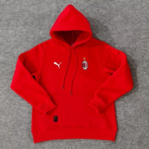 2024 AC Milan Red Fleece Hoodie