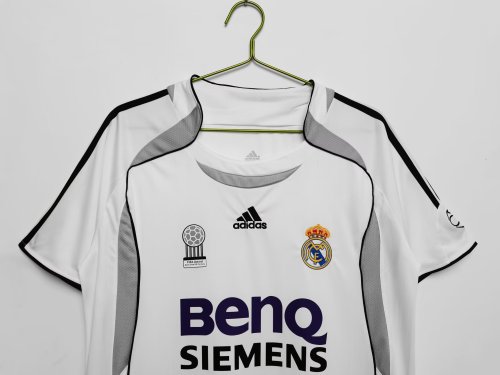 2006-2007 Real Madrid Home Retro Soccer Jersey