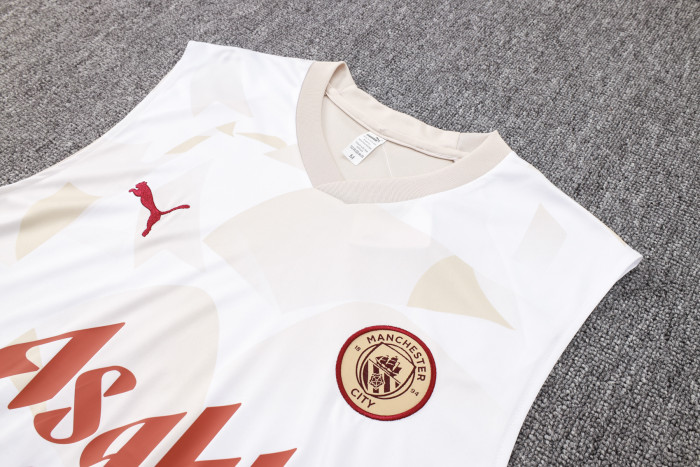 24-25 Manchester City High quality Tank Top And Shorts Suit