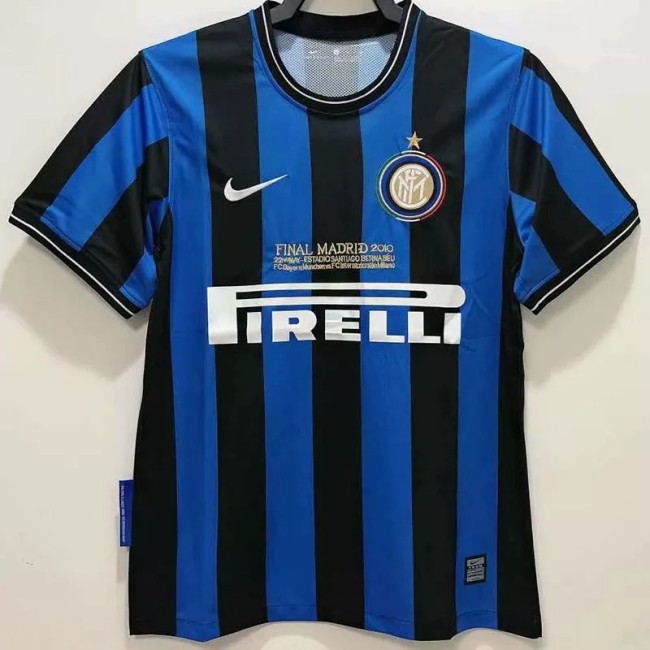 2009-2010 Inter Milan Home Retro Soccer Jersey(带决赛字)