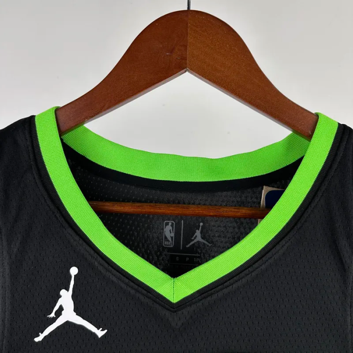 22-23 TIMBERWOLVES EDWARDS #5 Black Top Quality Hot Pressing NBA Jersey (Trapeze Edition)