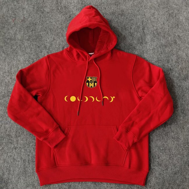 2024 Barcelona Red Fleece Hoodie