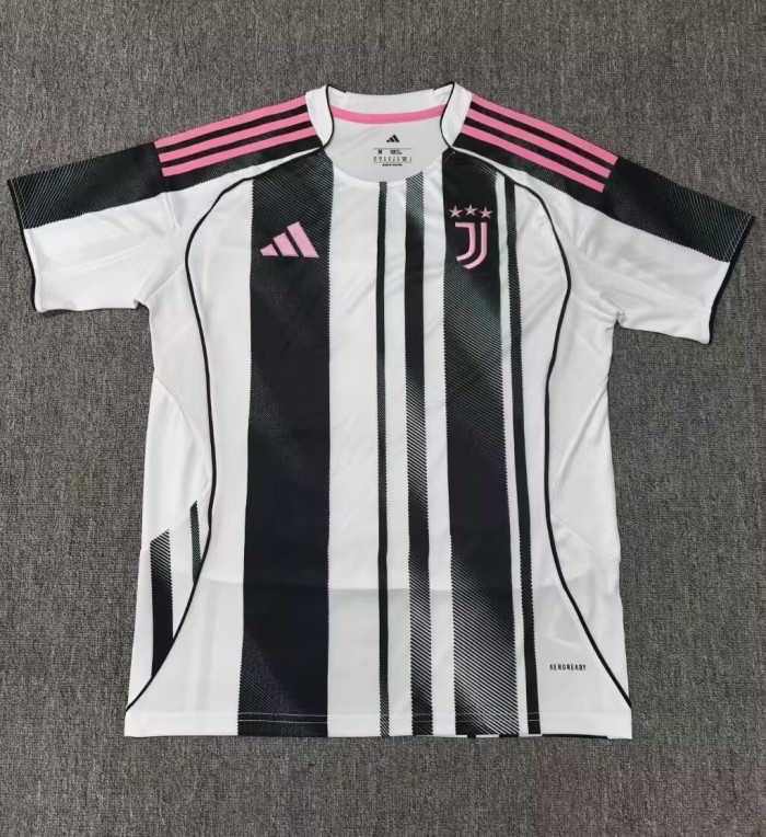 25-26 Juventus Home Fans Soccer Jersey
