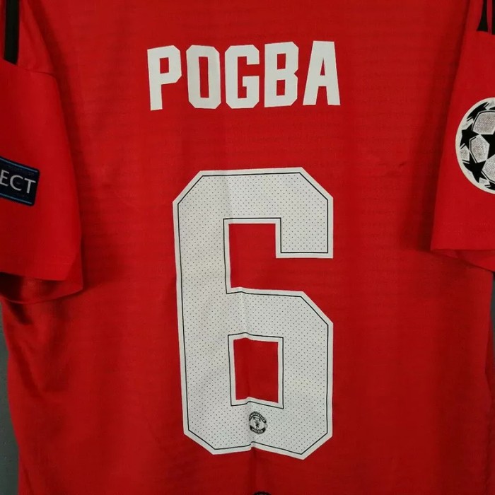 2018-2019 Manchester United Home Long sleeves Retro Soccer Jersey