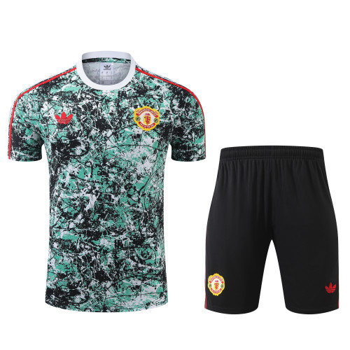 24-25 Manchester United High Quality Training Short Suit