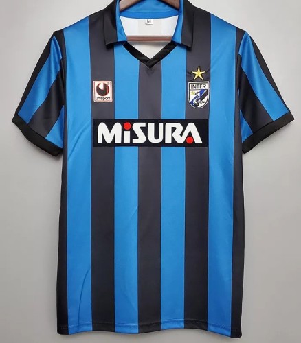 1988-1990 Inter Milan Home Retro Soccer Jersey