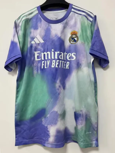 25-26 Real Madrid Purple Green Special Edition Training Shirts