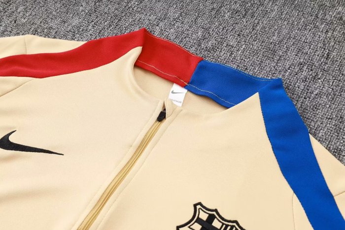 24-25 Barcelona High Quality Half Pull Tracksuit