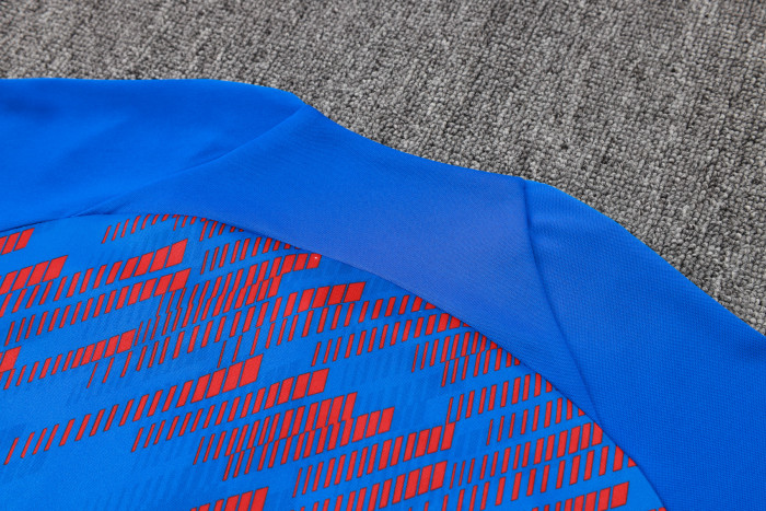 23-24 Barcelona High Quality Half Pull Tracksuit