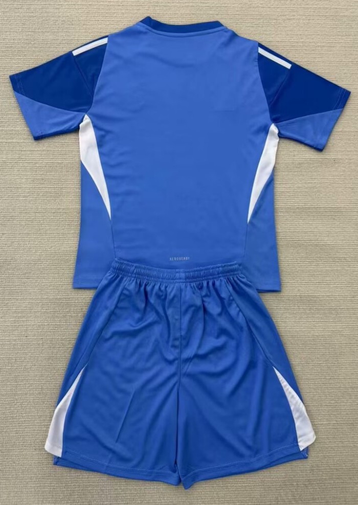 25-26 Real Madrid Blue GoalKeeper Adult Suit