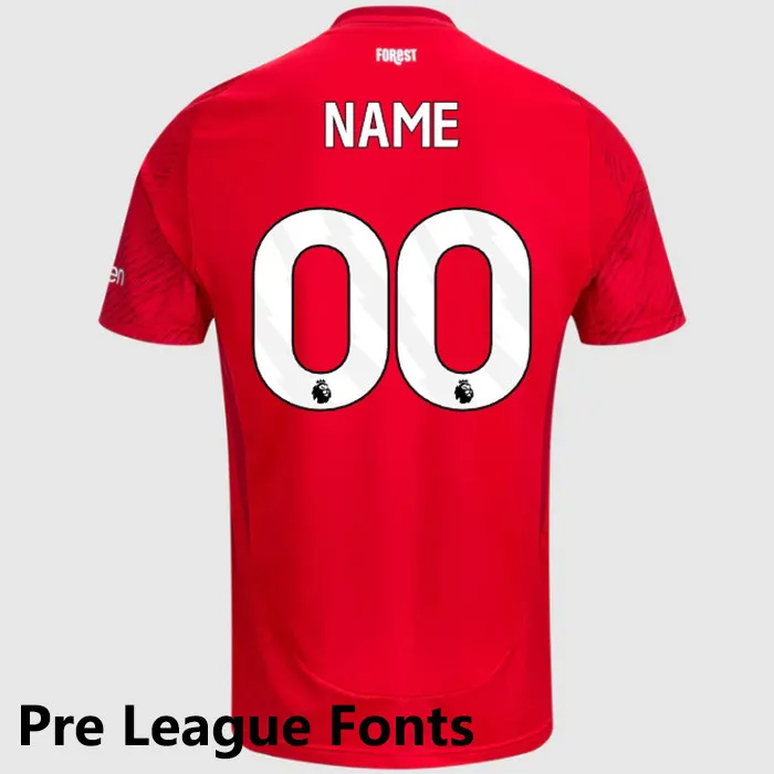 25-26 Nottingham Home Fans Soccer Jersey