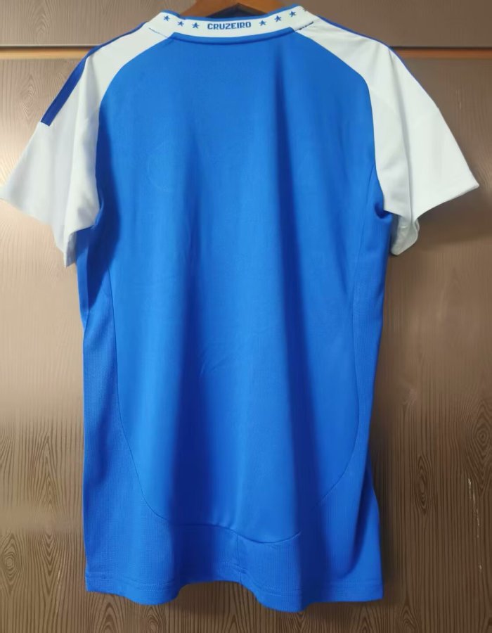 25-26 Cruzeiro Home Women Fans Soccer Jersey