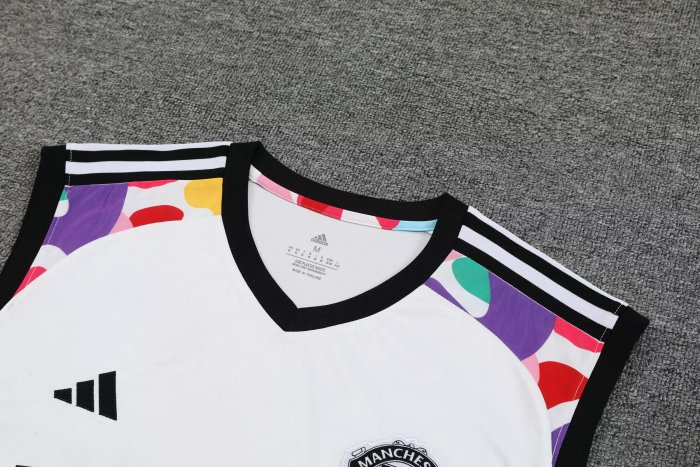 24-25 Manchester United High quality Tank Top And Shorts Suit