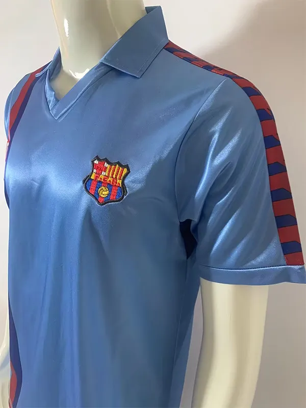 1985-1991 Barcelona Away Retro Soccer Jersey
