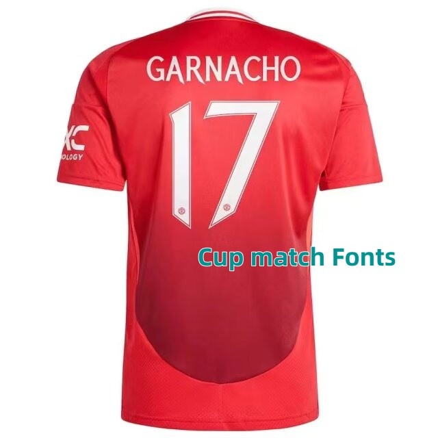 24-25 Manchester United Home Fans Soccer Jersey