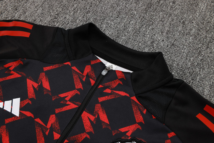 24-25 Manchester United High Quality Half Pull Tracksuit