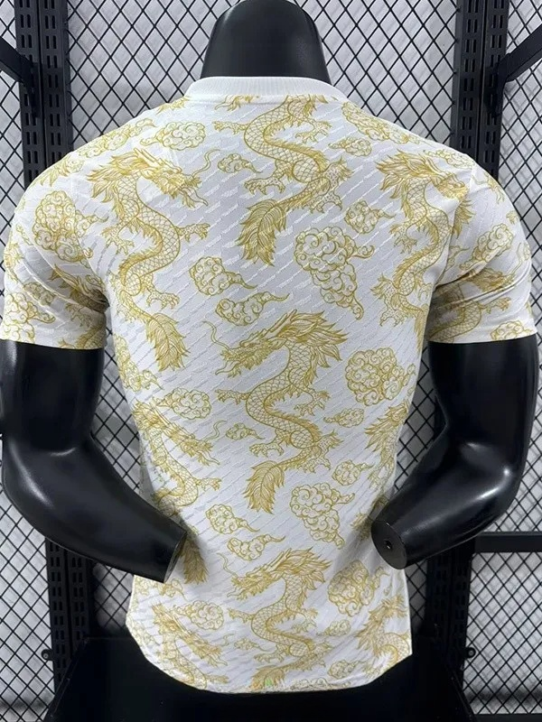 25-26 Real Madrid White Yellow Special Edition Player Version Training Shirts