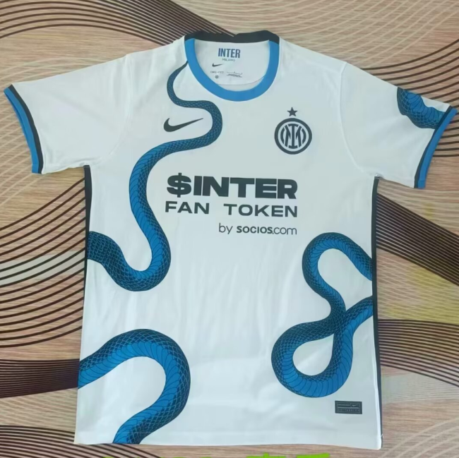 21-22 Inter Milan Away Fans Soccer Jersey