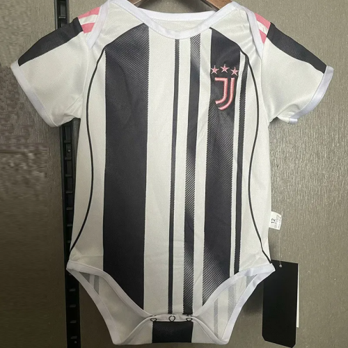 25-26 Juventus Home Baby Infant Crawl Suit