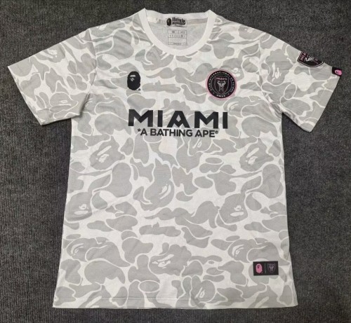 23-24 Inter Miami Gray Special Edition Fans Soccer Jersey