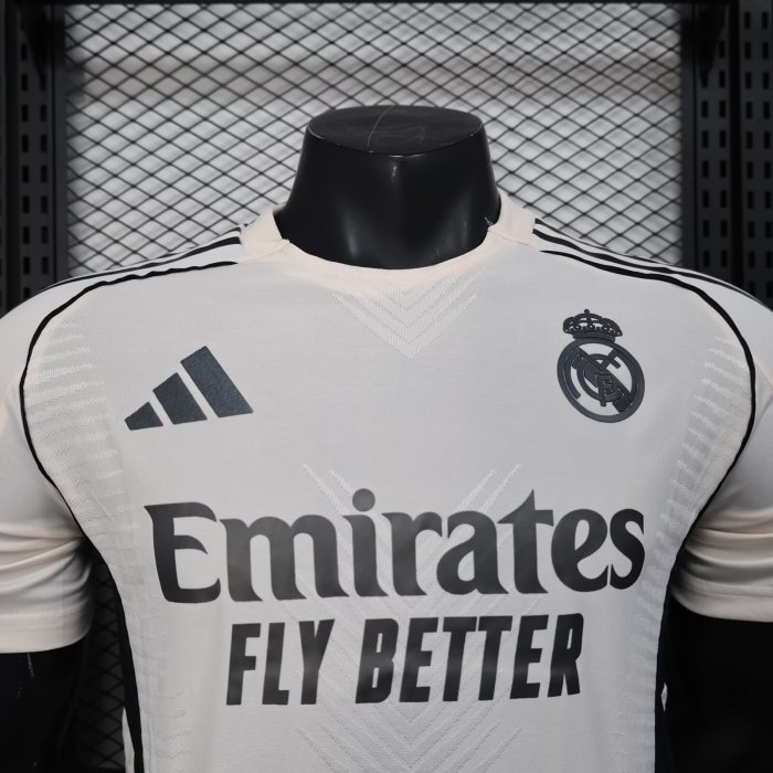 25-26 Real Madrid White Special Edition Player Version Soccer Jersey