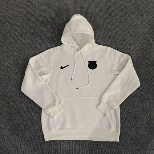 2024 Barcelona White Fleece Hoodie