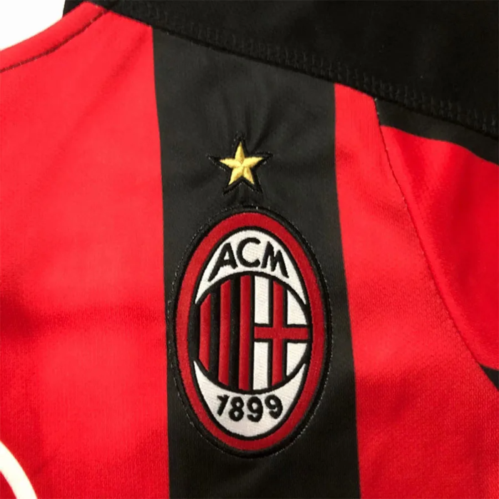 2003-2004 AC Milan Home Retro Soccer Jersey
