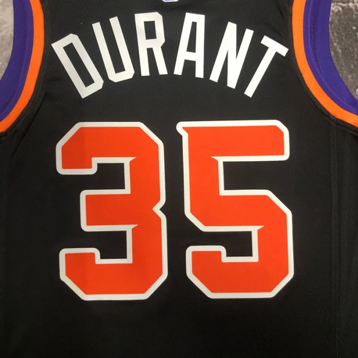 SUNS DURANT #35 Black Top Quality Hot Pressing NBA Jersey
