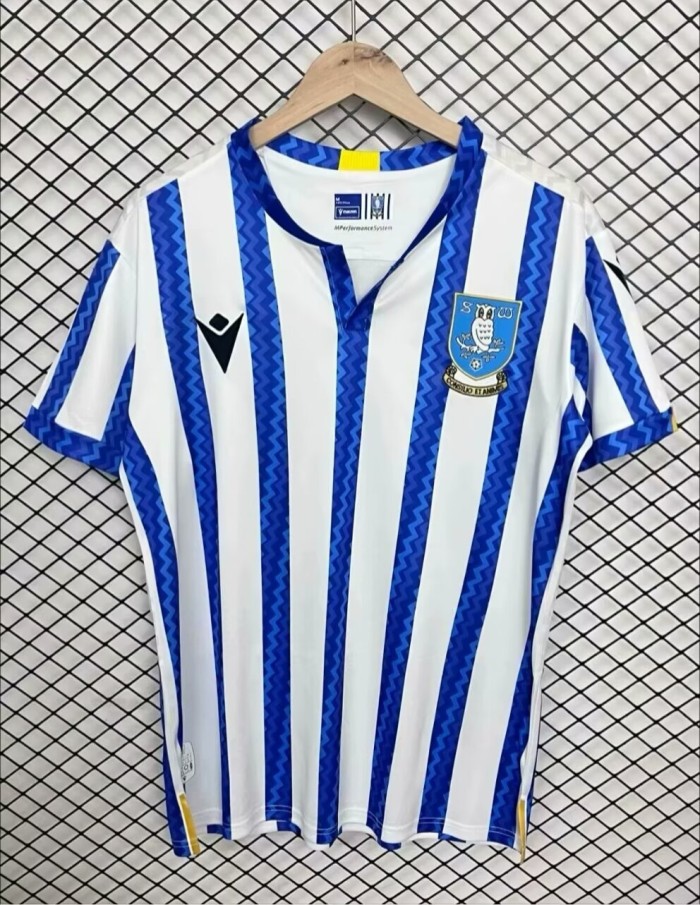 24-25 Sheffield Wednesday Home Fans Soccer Jersey