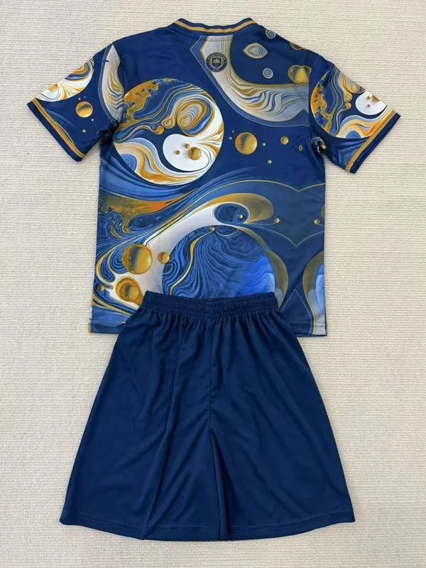 25-26 Manchester City Blue Concept Edition Kids Soccer Jersey