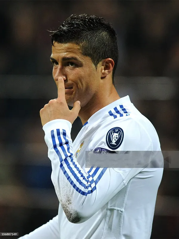 2010-2011 Real Madrid Home Player Version Long Sleeve Retro Soccer Jersey  长袖球员