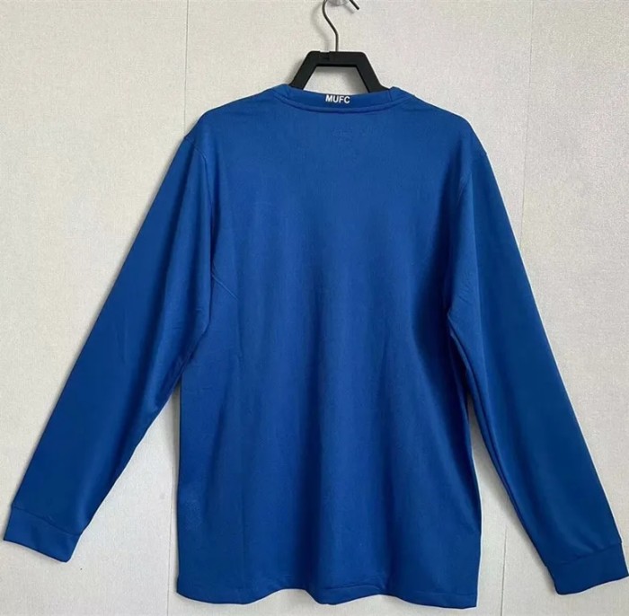 2008-2009 Manchester United Third Long Sleeves Retro Soccer Jersey