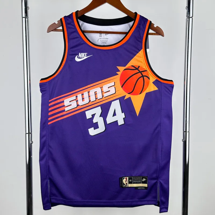 22-23 SUNS BARKLEY #35 Purple Retro Top Quality Hot Pressing NBA Jersey