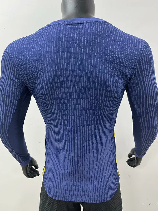 25-26 Atlético Madrid Away Long Sleeve Player Version Soccer Jersey (长袖球员)