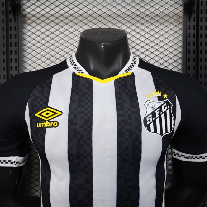 25-26 Santos FC Away Player Version Soccer Jersey