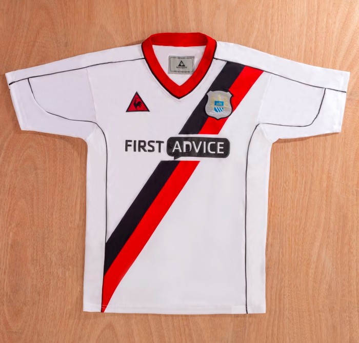 2002-2003 Manchester City Away Retro Soccer Jersey